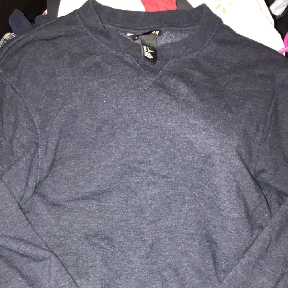 Blue Crew Neck